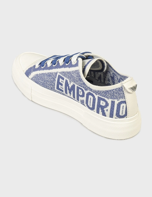 женские синие Кеды Emporio Armani 180-777_blue - фото-2
