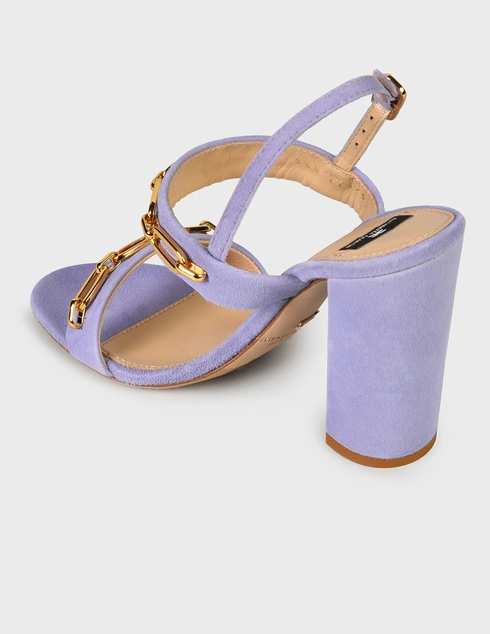 женские фиолетовые Босоножки Elisabetta Franchi SA-03L-13E2-V420-Q38 - фото-2