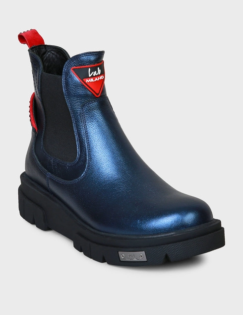 синие Ботинки Lab Milano 1257-blue