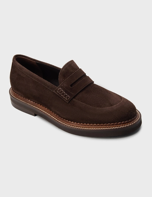 коричневые Лоферы H'estia Venezia AGR-4841_brown