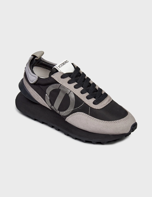 черные Кроссовки Iceberg 2136-Grey_gray