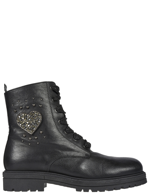 женские черные кожаные Ботинки Andrea Morelli MOR50619MONT_black - фото-5