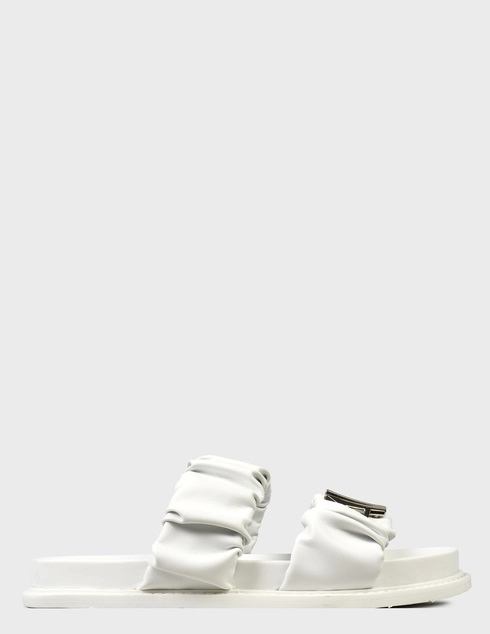 женские белые  Шлепанцы Armani Exchange XDP040-XV705-N069_white - фото-5
