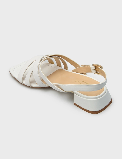 женские белые Босоножки Baldinini D5E208P3VITE9001_white - фото-2