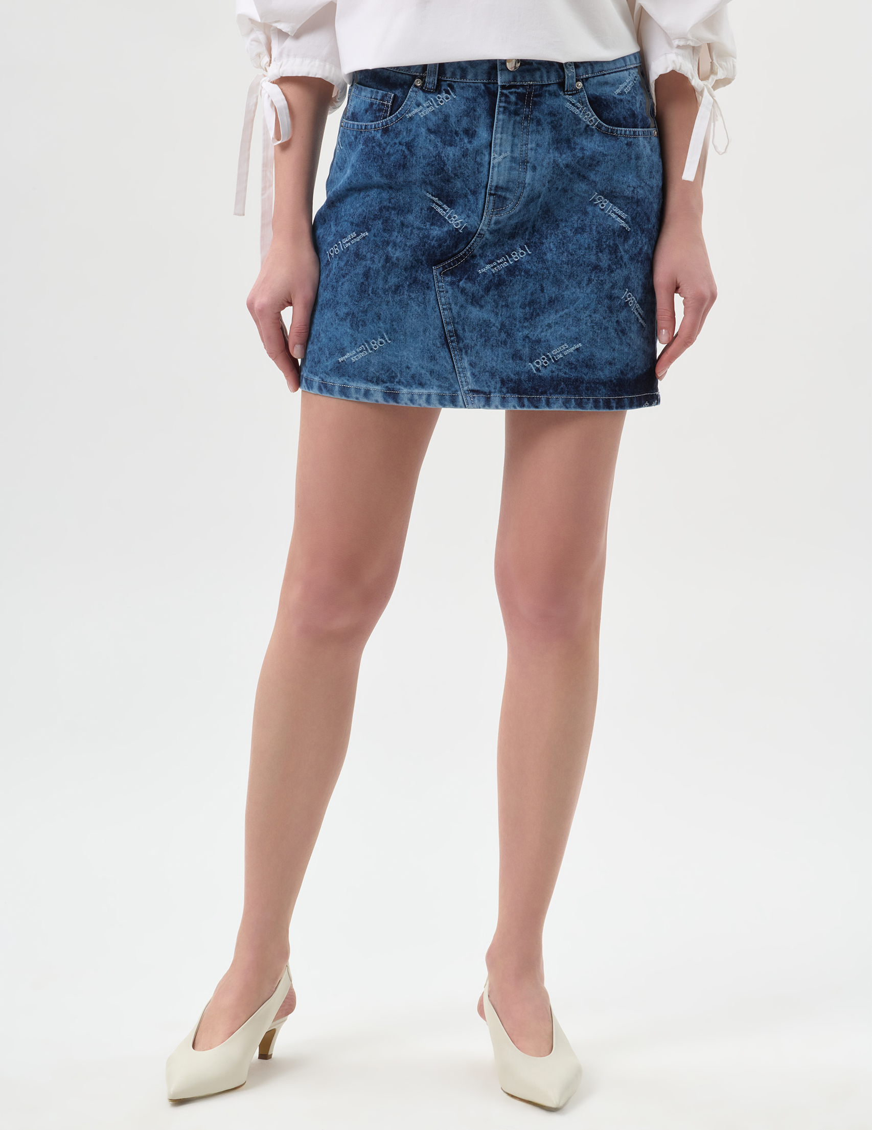 

Юбка, Синий