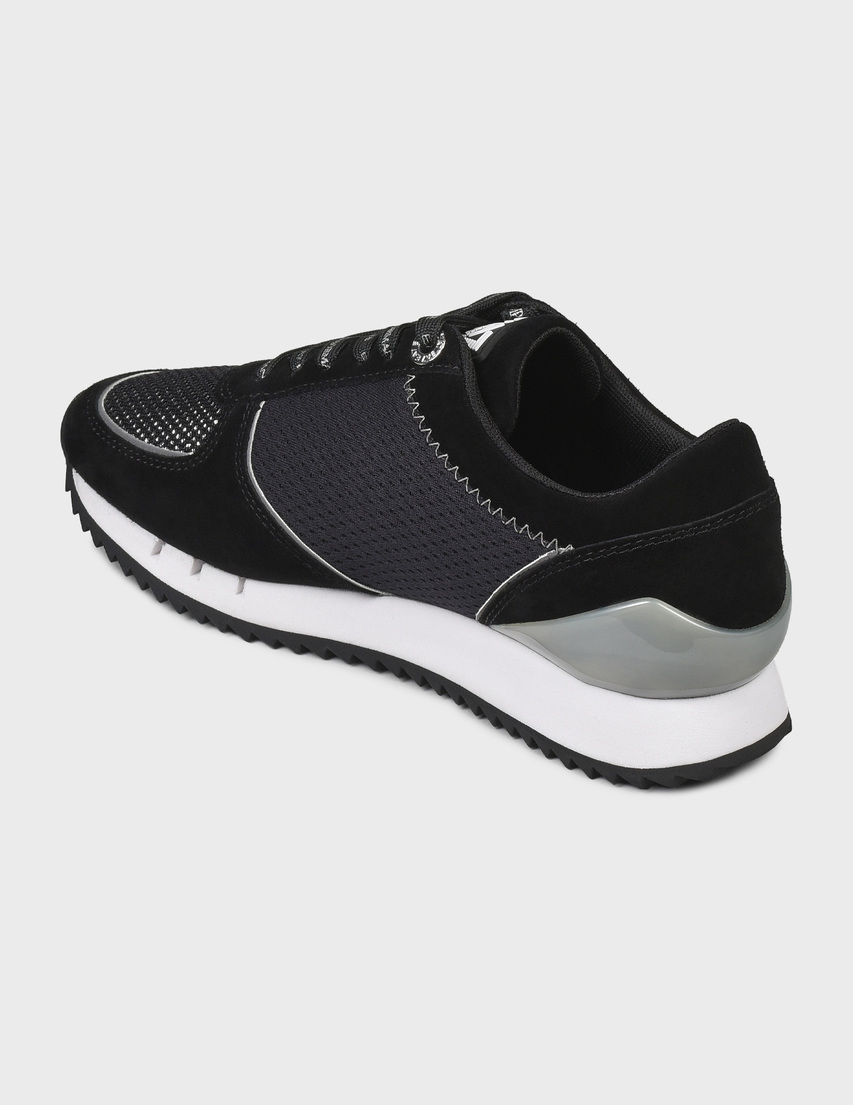 женские черные Кроссовки Ea7 Emporio Armani X7X005XK210-N629 - фото-2