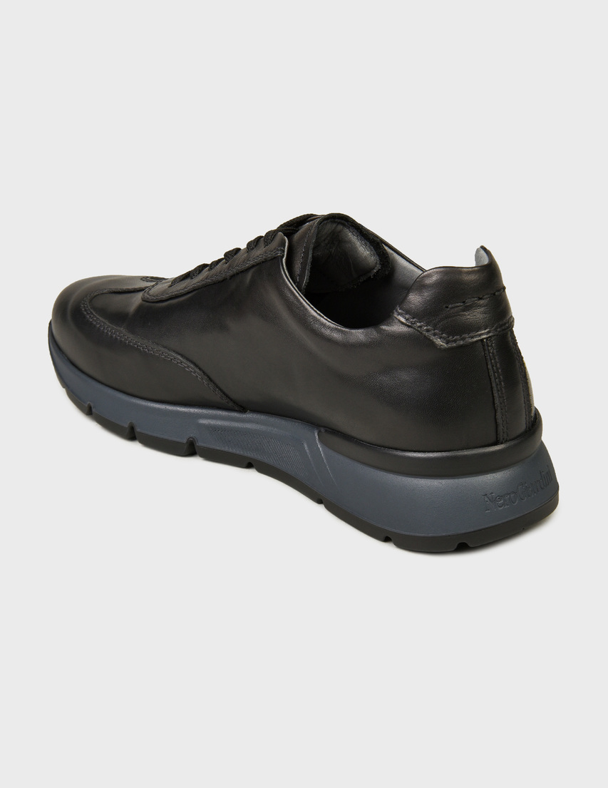 мужские черные Кроссовки Nero Giardini 303011_black - фото-2