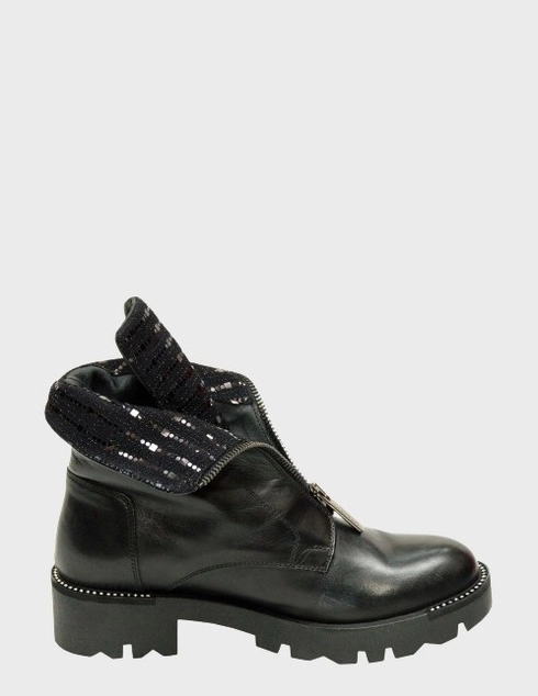 женские черные кожаные Ботинки Tosca Blu 1907 - фото-5