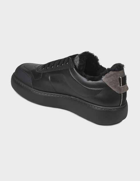 мужские черные Кеды Camerlengo M16146CAPRI703-nero_black - фото-2
