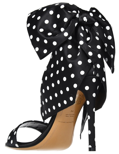 женские черные Босоножки Alexandre Vauthier 316-black - фото-2