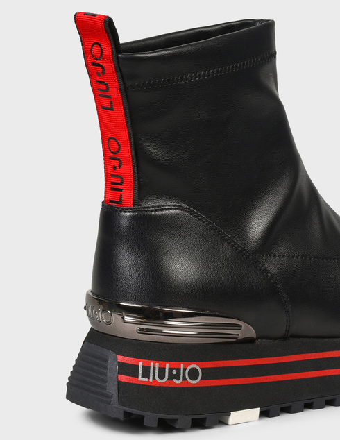 женские черные  Ботинки Liu Jo 1115-black - фото-5