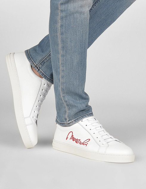 белые Кеды Moreschi AGR-42997_white
