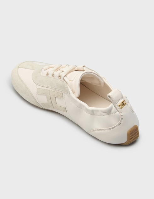 женские белые Кеды Elisabetta Franchi SA-39G-61E2-V420-193 - фото-2