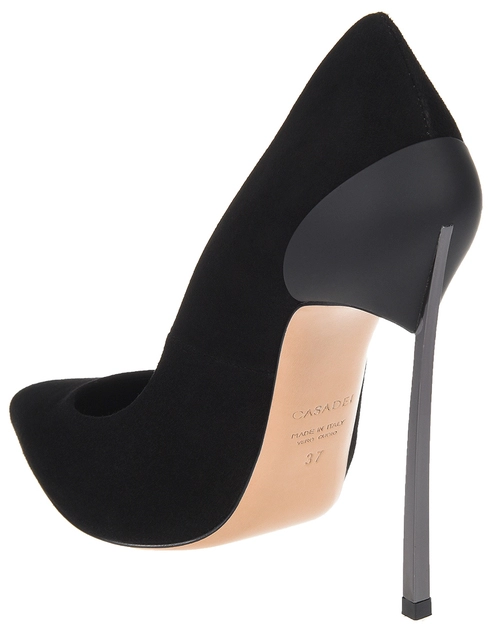 женские черные Туфли Casadei Т-215_black - фото-2