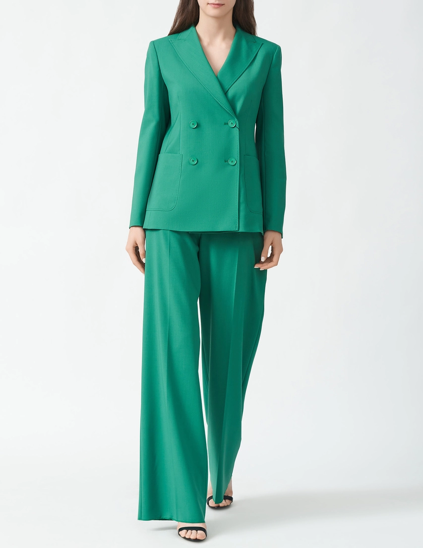 4３分1マ゙ットマ゙ックスナ゙イトライダ- Костюм Weekend Max Mara NERVOSO-VISIVO_green_176159 (Зелений) в