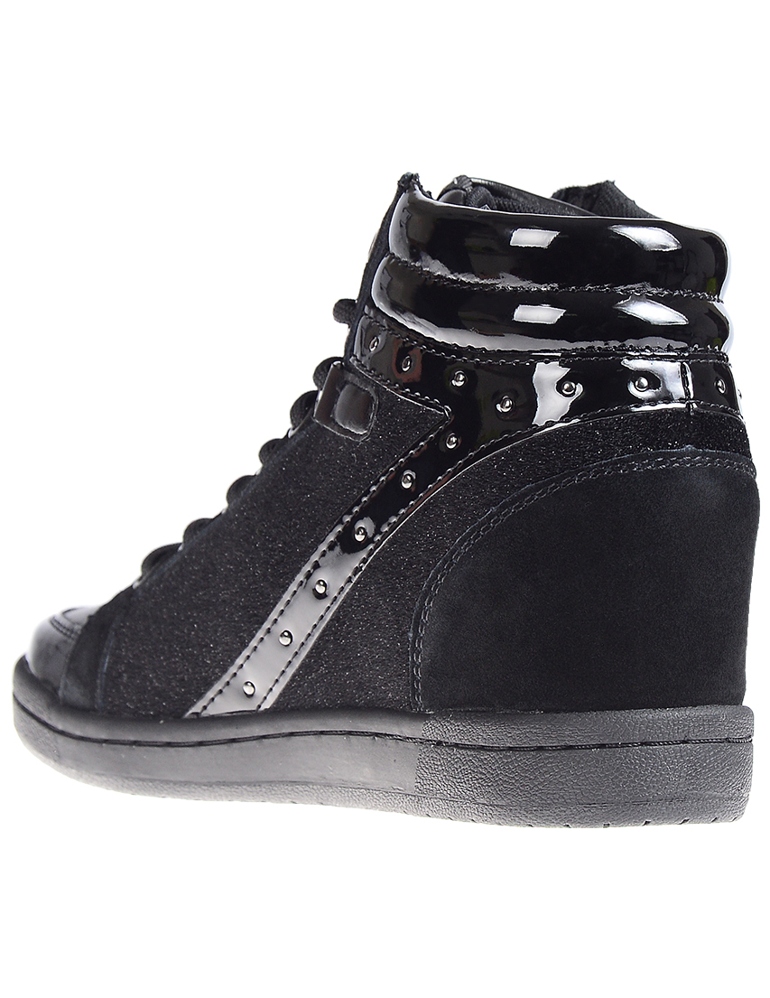 женские черные Сникерсы Versace Jeans VQBSI2-75440-899_black - фото-2