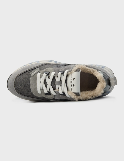 серые женские Кроссовки Voile Blanche 9460-3-wool-grey-logo_gray 18708 грн