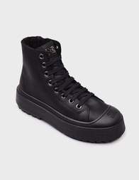 Ботинки Casadei, кожаные, на меху