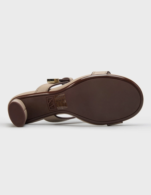 бежевые Шлепанцы Armani Exchange XW002576-AF21266-U7043_beige размер - 36