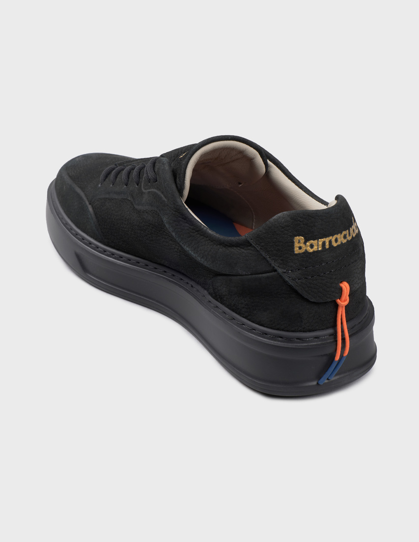 мужские черные Кеды Barracuda 3510-black - фото-2