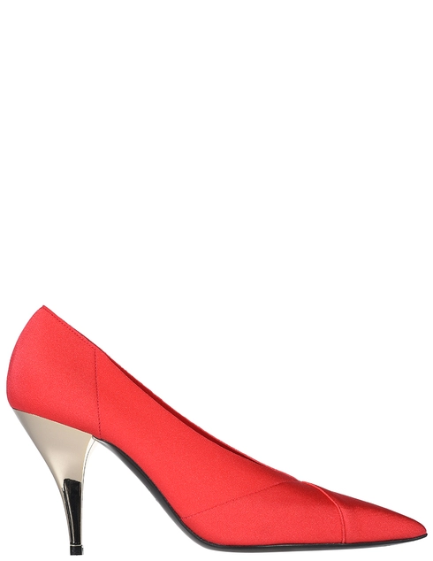 женские красные текстильные Туфли Casadei 580_red - фото-5