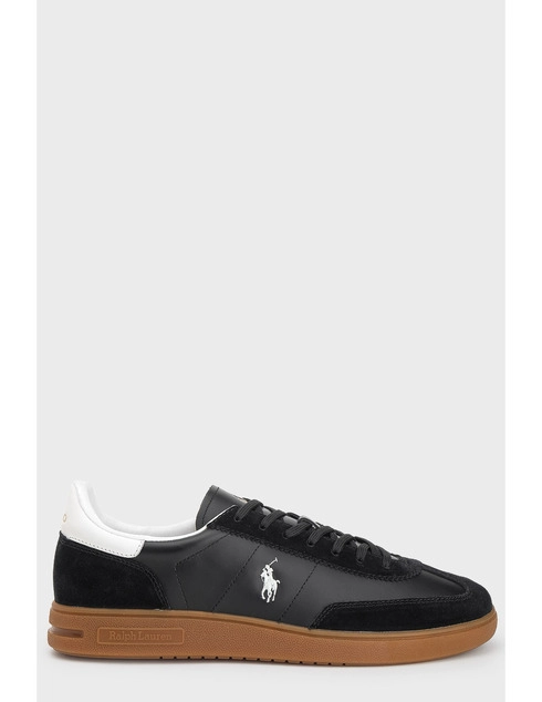 мужские черные кожаные Кеды Polo Ralph Lauren RALPH_LAUREN_3682 - фото-5