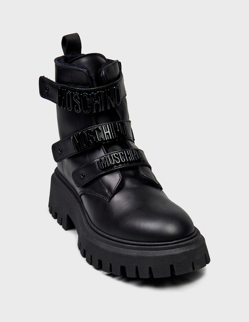 черные Ботинки Moschino 76052_black