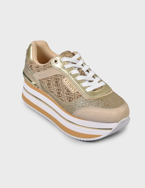золотые Кроссовки Guess FL5HNSFAL12-gold