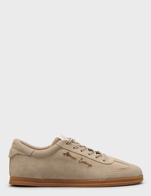 женские бежевые  Кеды Armani Exchange XW002797-AF17465-U6223_beige - фото-5