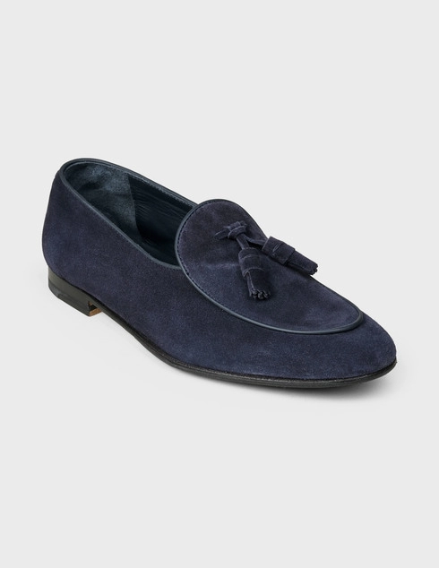 синие Лоферы Pellettieri di Parma 395037G-02-99-blue