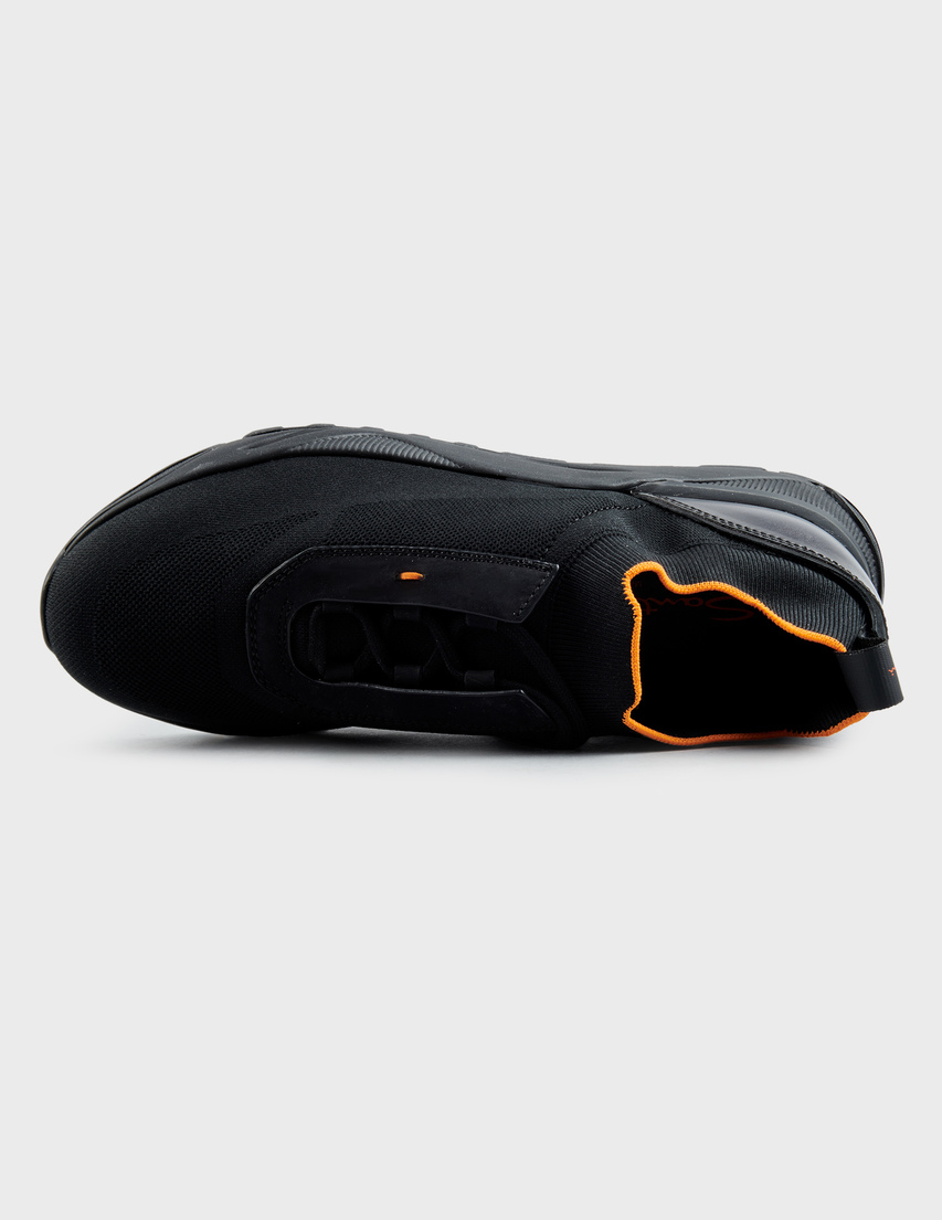 черные мужские Кроссовки Santoni 21601_black 26883 грн