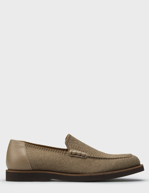 мужские бежевые текстильные Туфли Doucal'S 3380-658-49_beige - фото-5