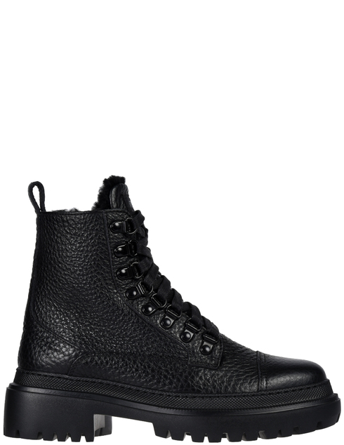 женские черные кожаные Ботинки Stokton BLK37-black - фото-5