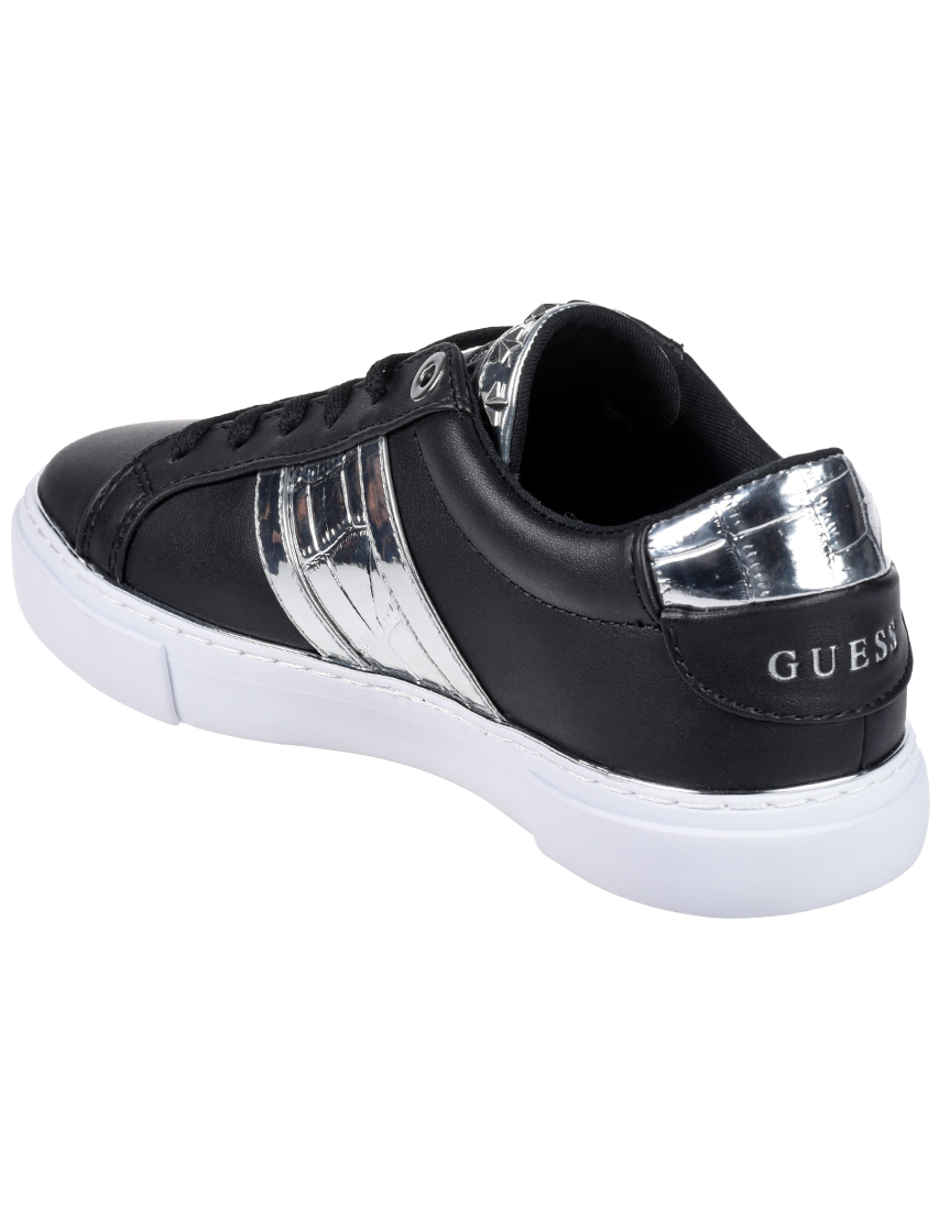 женские черные Кеды Guess FL5GYZELE-black - фото-2