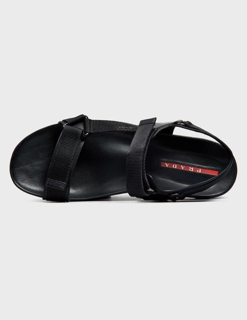 черные мужские Сандалии Prada 4X2984-Nero_blakc 15992 грн