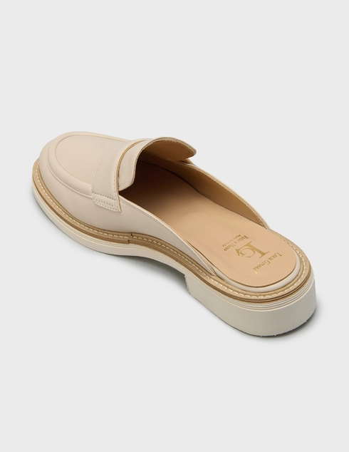 женские бежевые Шлепанцы Luca Grossi L041S_milk - фото-2