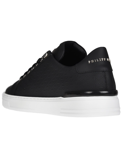 мужские черные Кеды Philipp Plein 0952_black - фото-2