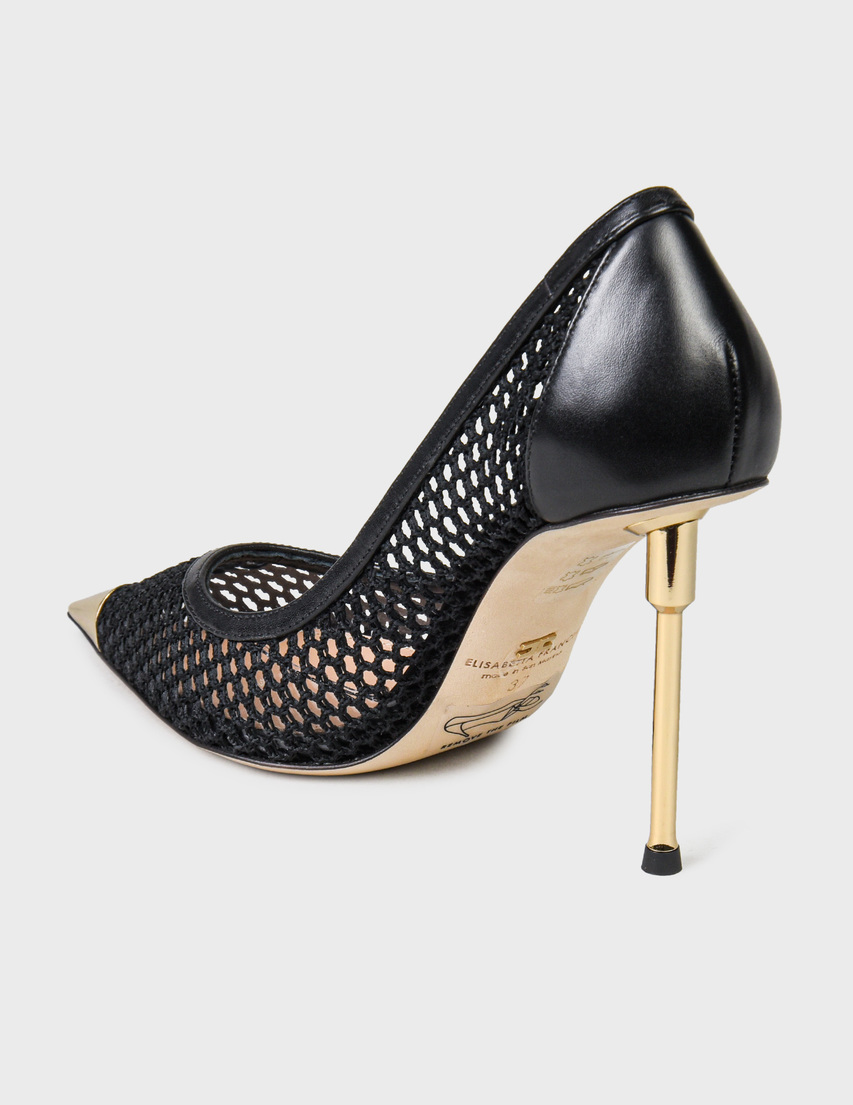 женские черные Туфли Elisabetta Franchi SA-65L-32E2-V570-110 - фото-2