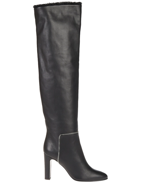 черные Ботфорты Giuseppe Zanotti 880030001_black размер - 38; 39; 40