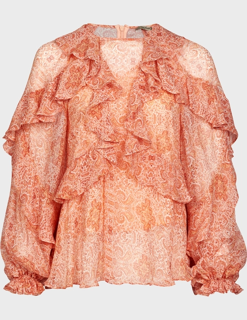 Thurley TH-SS19-TO1592-MARMARA-BLOUSE-coral фото-1