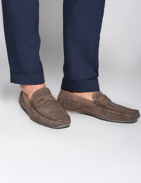 коричневые Мокасины Aldo Brue 583-brown
