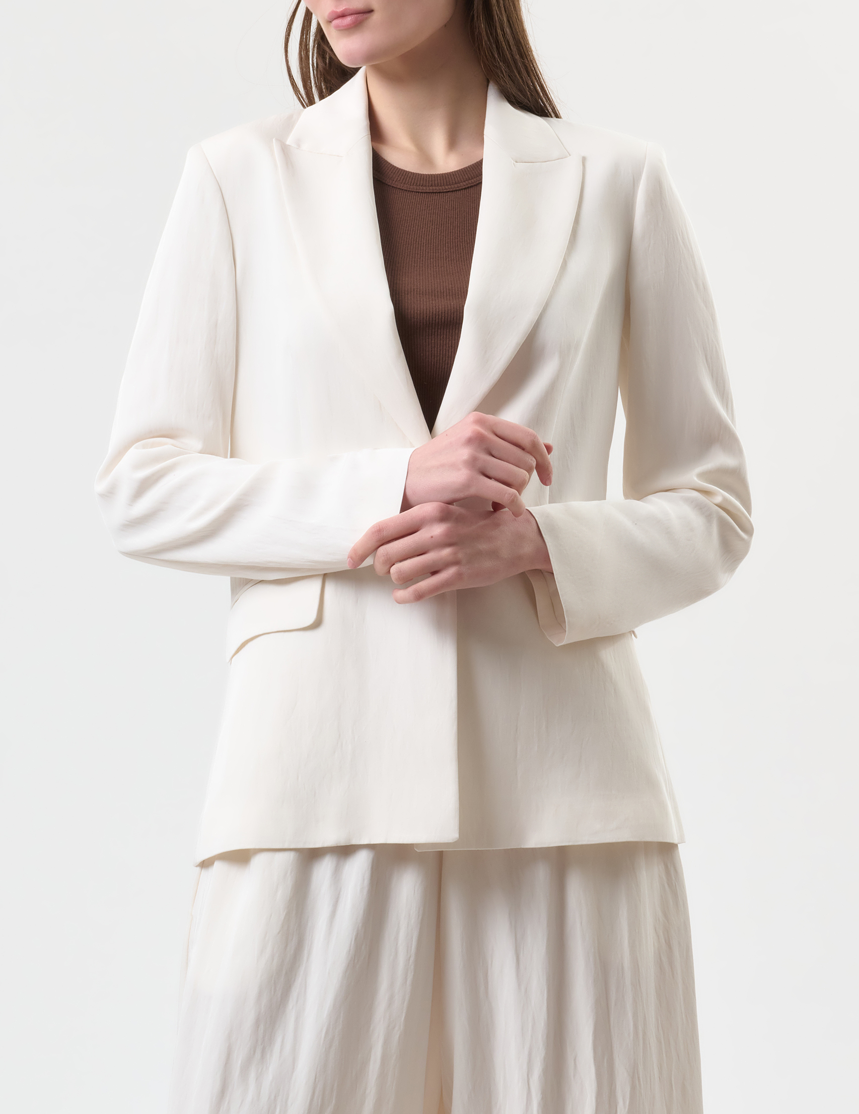 

Пиджак, Белый;молочный