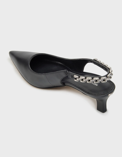 женские черные Босоножки Michael Kors 40S6MCMP1L_black - фото-2