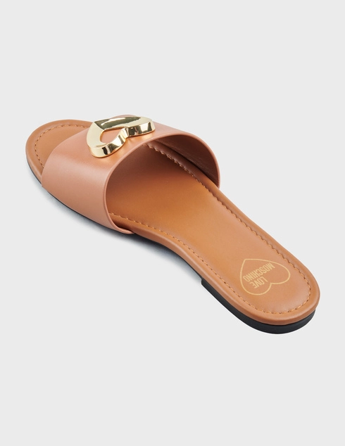 женские коричневые Шлепанцы Love Moschino JA28161G0MIA0201_brown - фото-2
