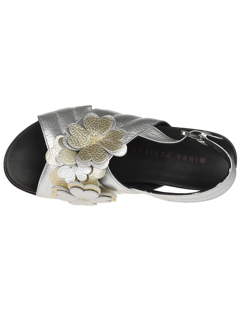 серебряные женские Сандалии Minna Parikka LUCKY-SILVER 6135 грн