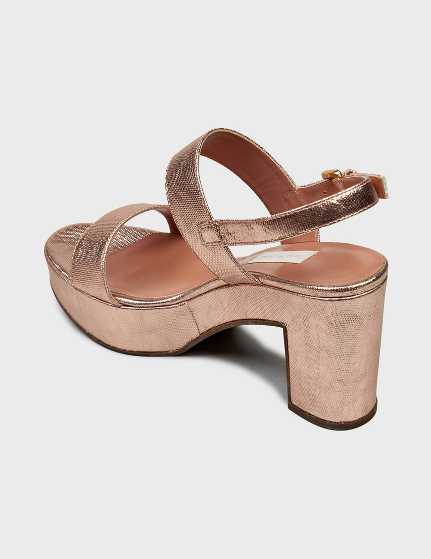 женские розовые Босоножки L'Autre Chose LC-LD2456-90GP22745036-сanvas-crom_pink - фото-2