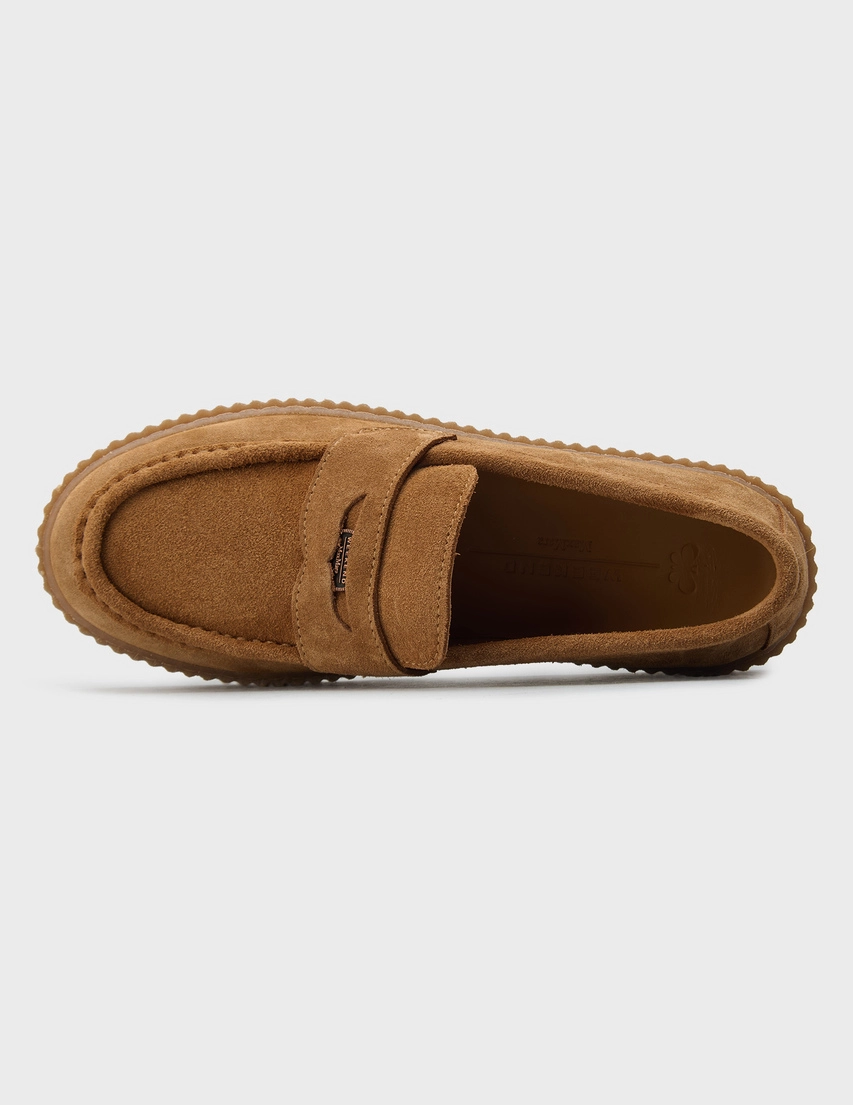 Лоферы Weekend Max Mara KAPOKLOAFER_brown_231515 (Коричневый) в