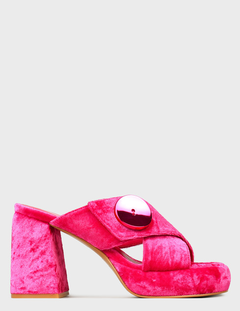 женские розовые текстильные Мюли Jeannot NJ-661_pink - фото-5