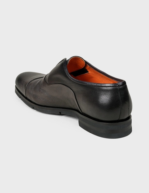 мужские серые Лоферы Santoni Sant-AW19-20-MCAG16816SI5ECGCG45-gray - фото-2