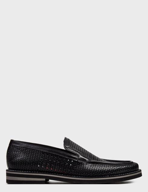 мужские черные кожаные Туфли Giampiero Nicola 38301_black - фото-5